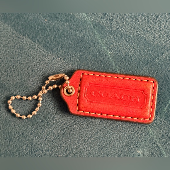 Coach Handbags - Coach Red Leather Keychain / Key Holder